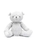 Givenchy Kids 4G-print bear soft toy - Grey