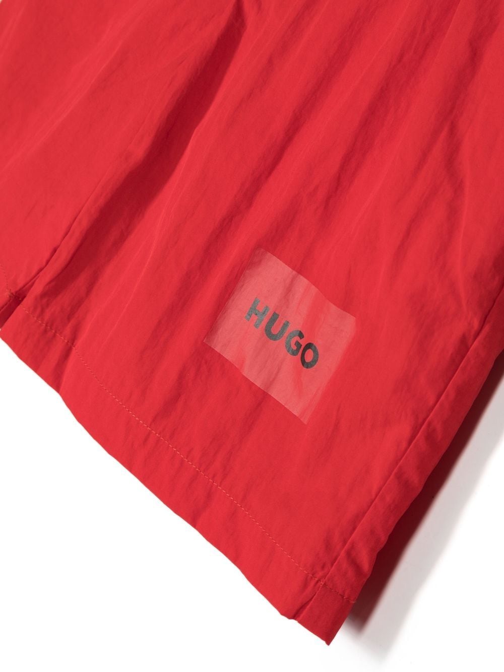 HUGO KIDS Zwembroek met logoprint - Rood