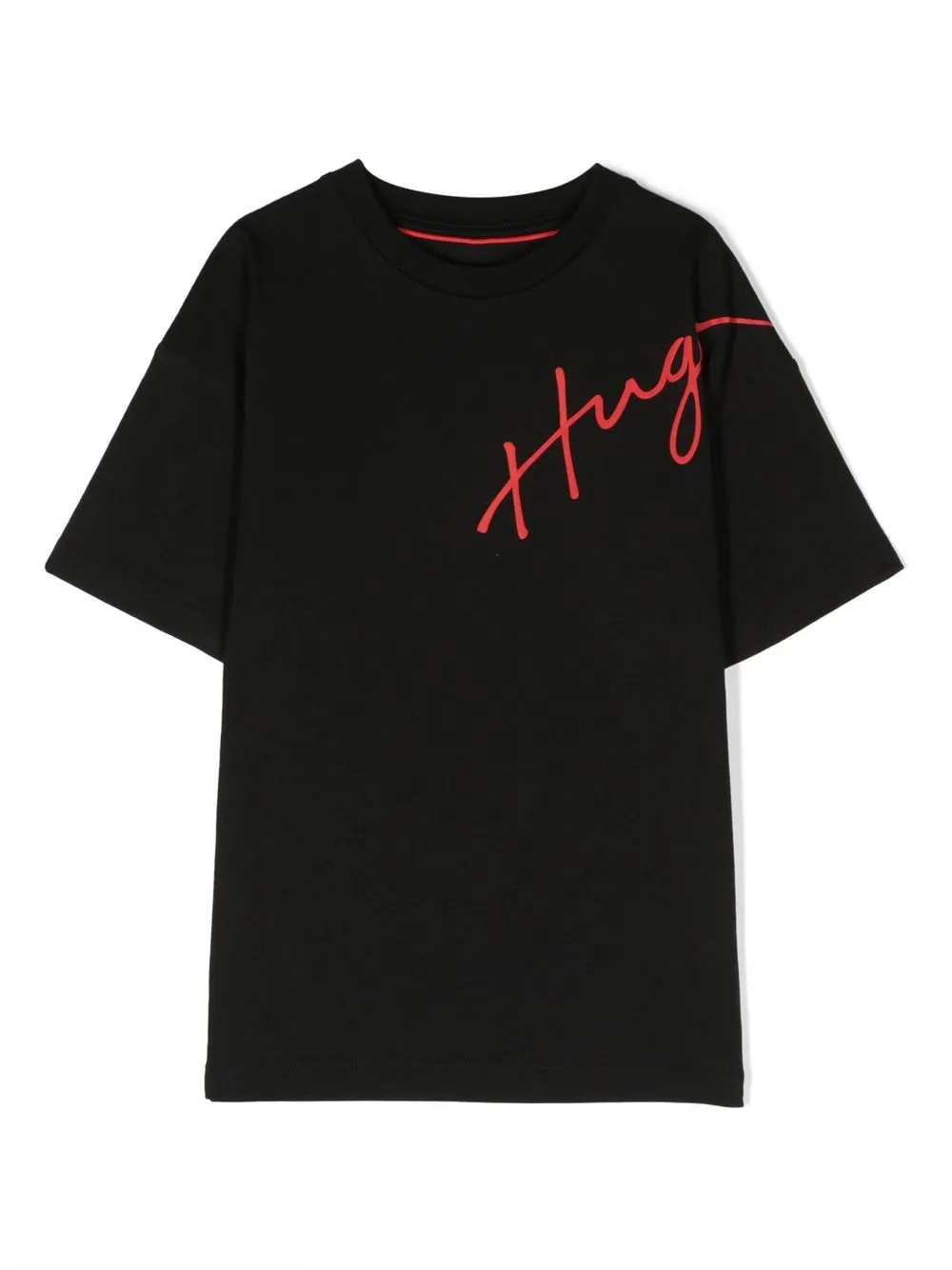 

HUGO KIDS logo-print short-sleeve T-shirt - Black