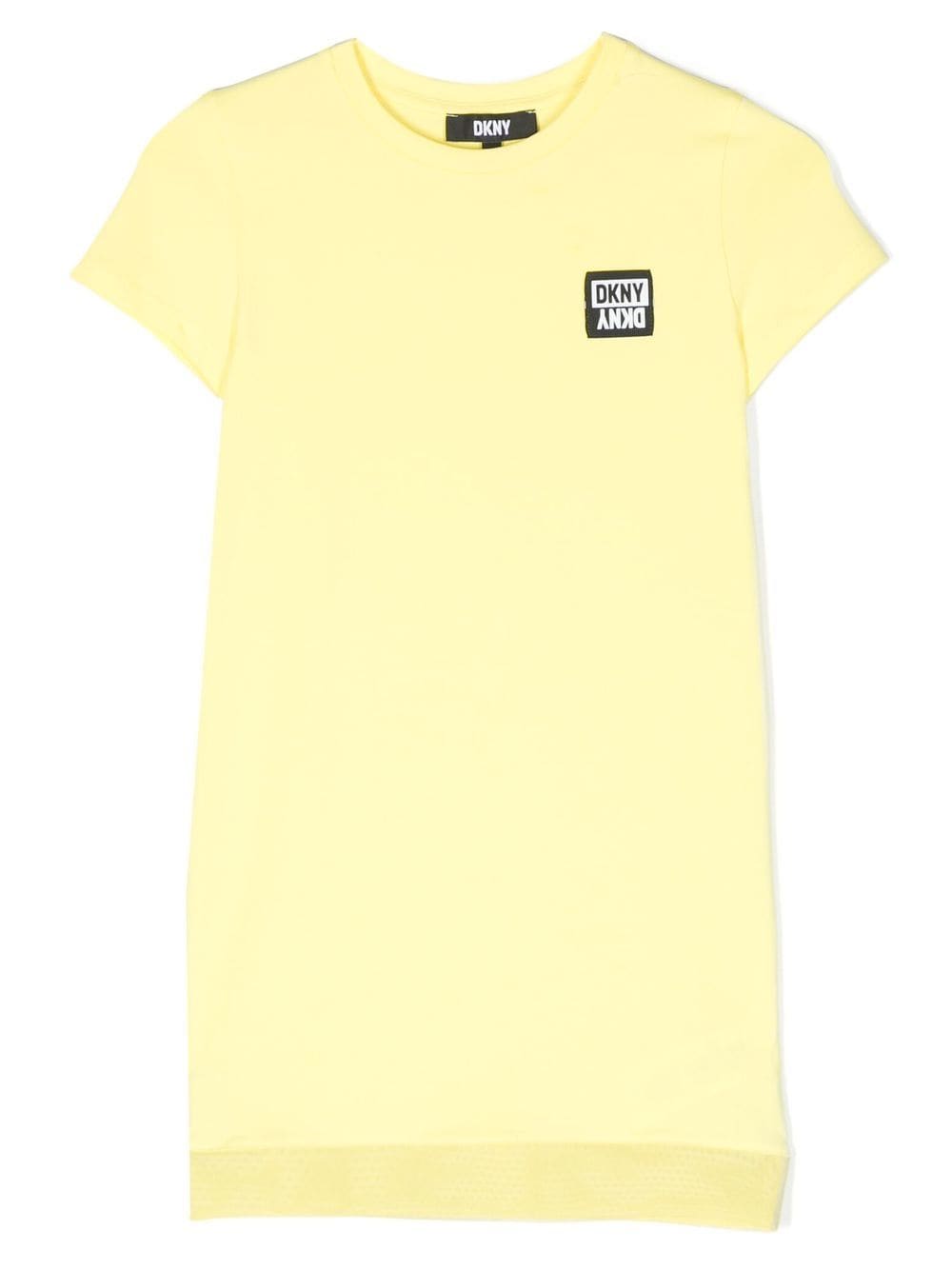 Dkny Kids' Short-sleeve Dress In Yellow