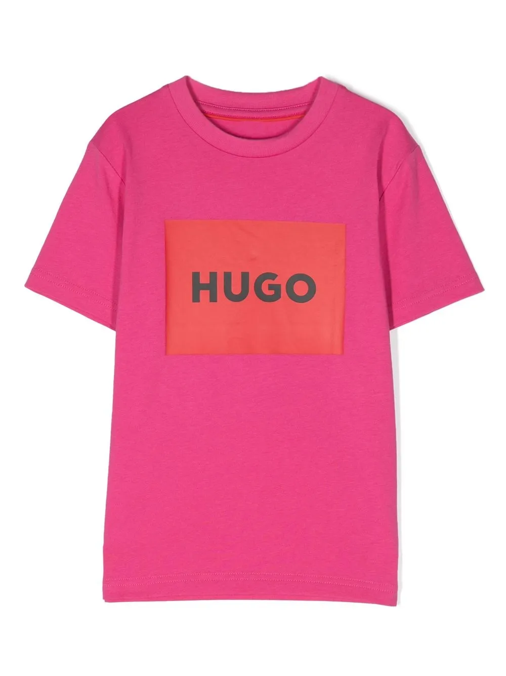 

HUGO KIDS playera manga corta con logo estampado - Rosado