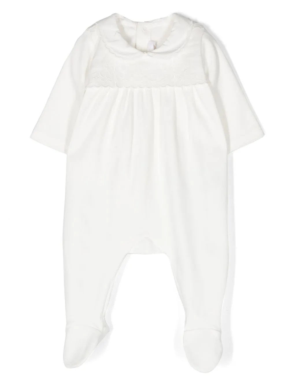 

Chloé Kids pijama con diseño bordado - Blanco