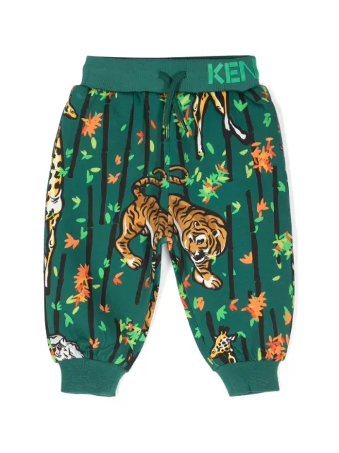 Kenzo Kids 애니멀 프린트 트랙팬츠