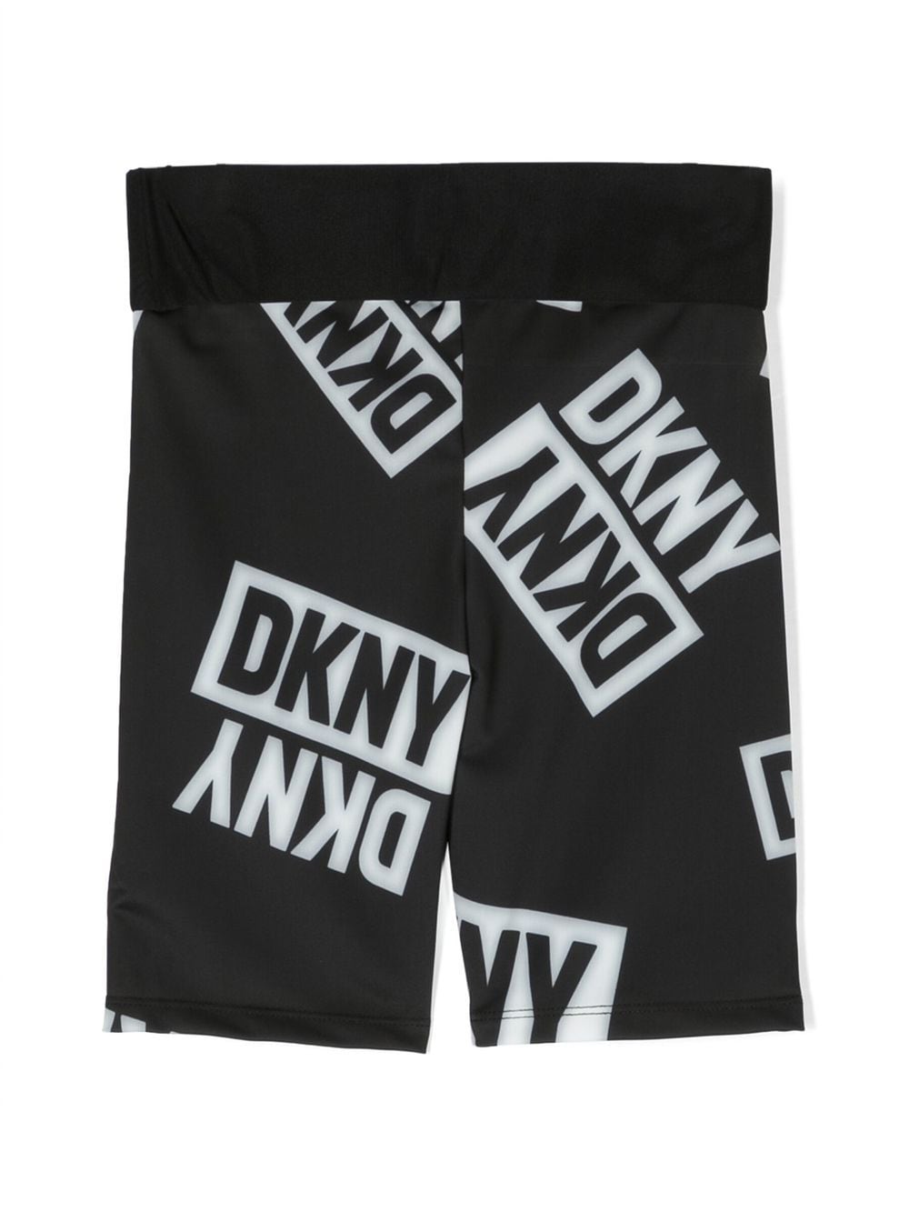 Dkny Kids Fietsshorts met logoprint - Zwart