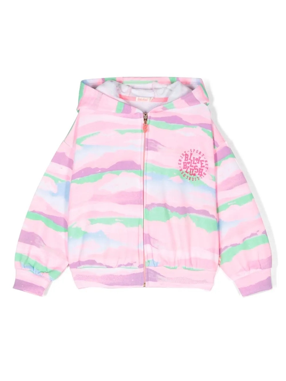 

Billieblush hoodie con cierre - Rosado