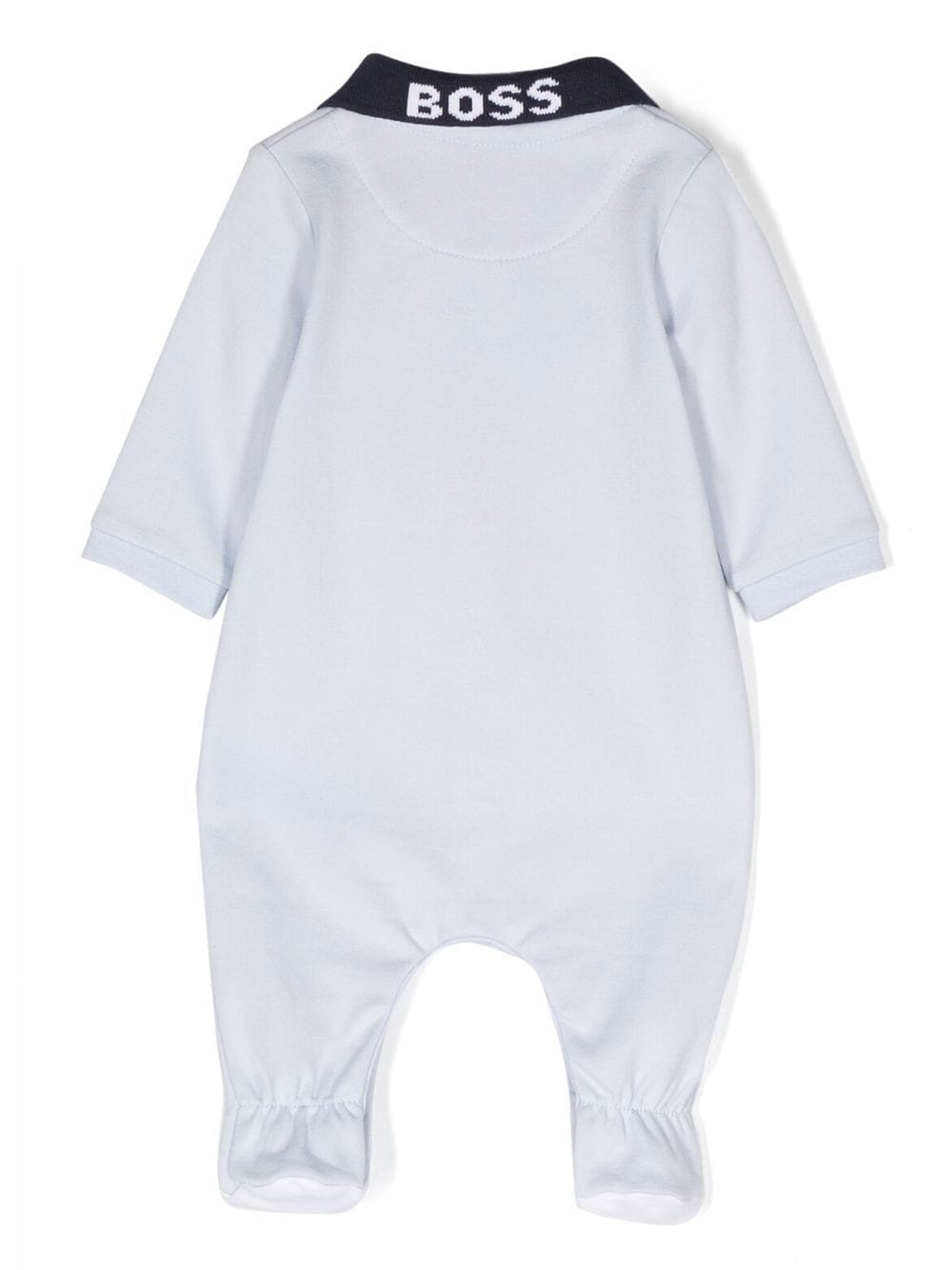 BOSS Kidswear Gestreept babypakje - Blauw