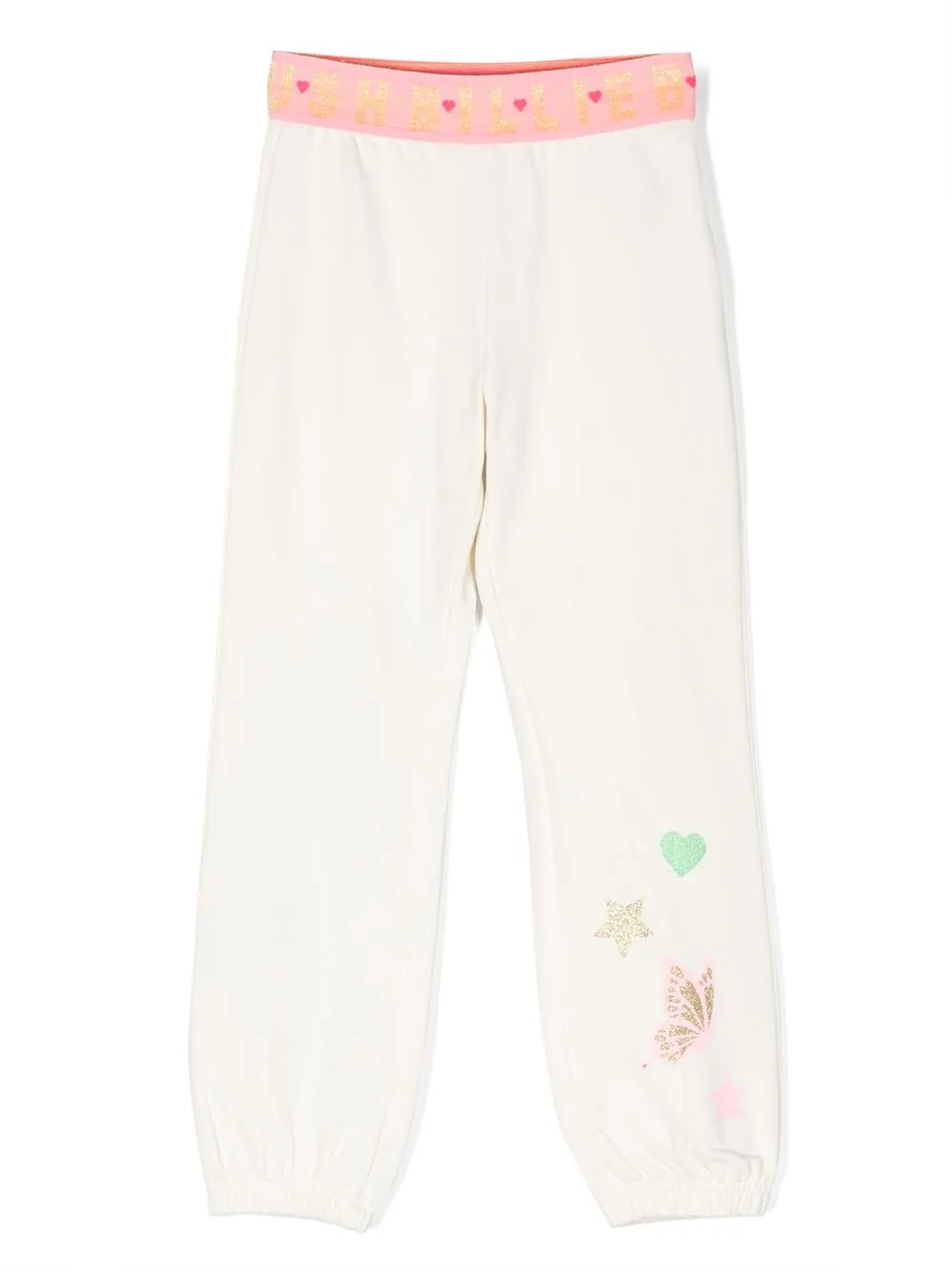 

Billieblush French Terry track trousers - Neutrals