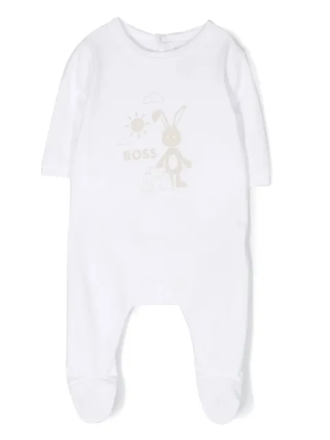 BOSS Kidswear logo-print pajamas