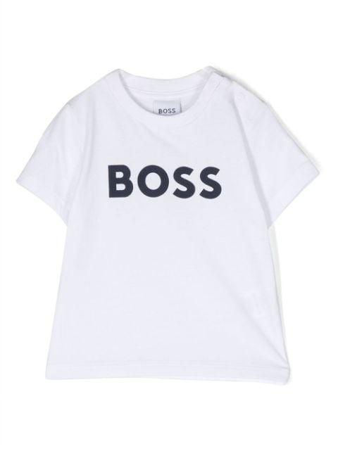 BOSS Kidswear logo-print cotton T-Shirt 