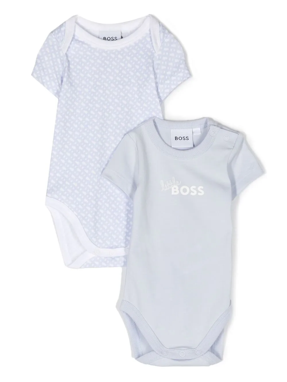 

BOSS Kidswear logo-print bodysuit set - Blue