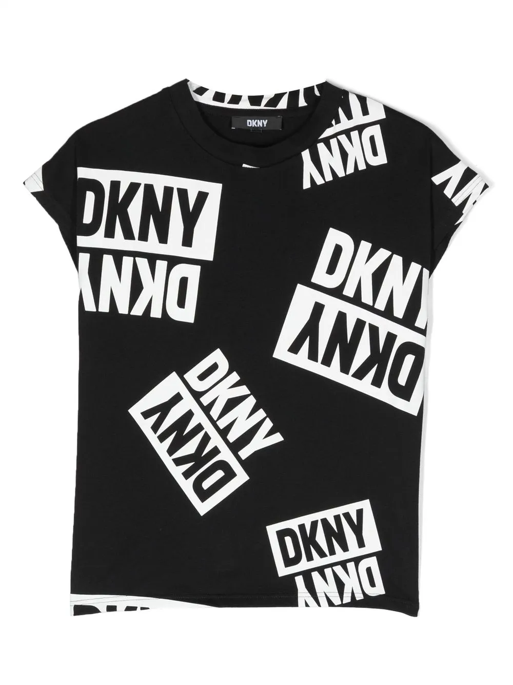 

Dkny Kids logo-print short-sleeve T-shirt - Black