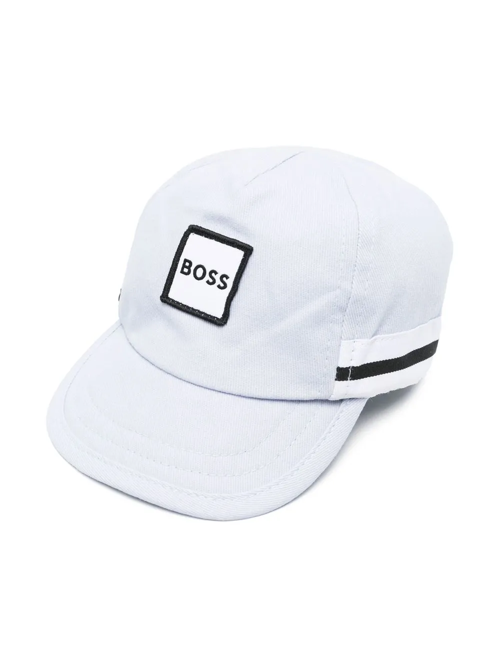 

BOSS Kidswear gorra con parche del logo - Azul