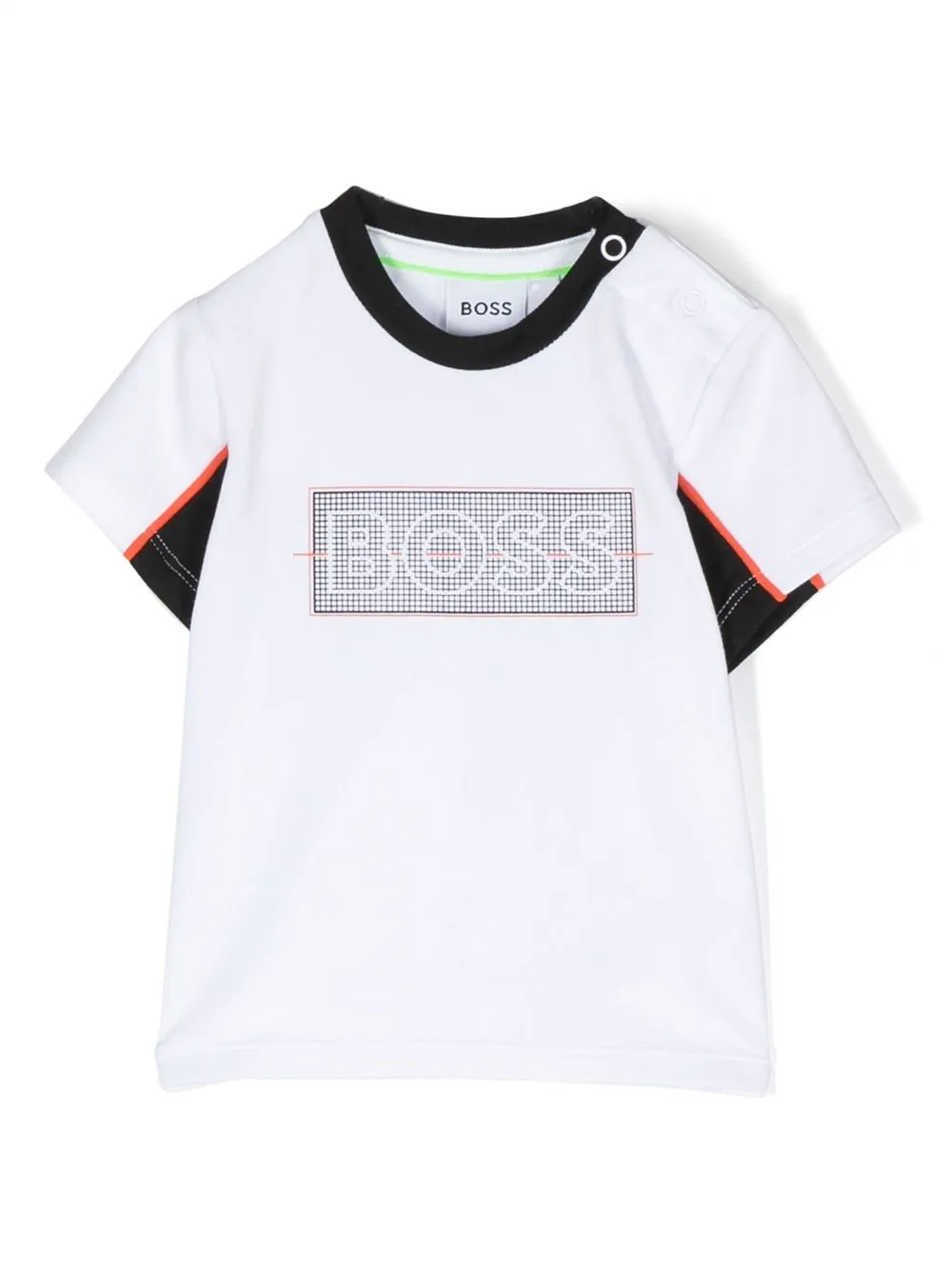 

BOSS Kidswear logo-print cotton-blend T-shirt - White