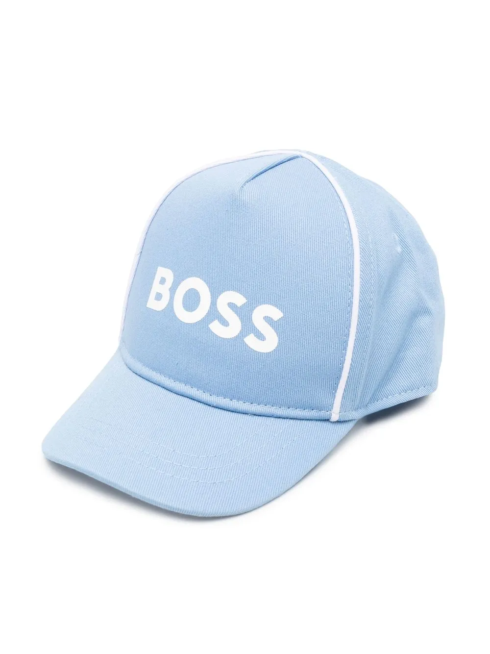 

BOSS Kidswear gorra con logo estampado - Azul
