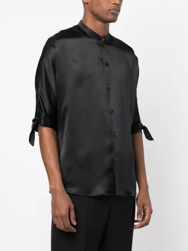 Saint laurent short outlet sleeve shirt