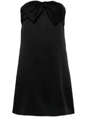 Saint Laurent ミニドレス Saint Laurent サンローラン ポルカドット ミニドレス