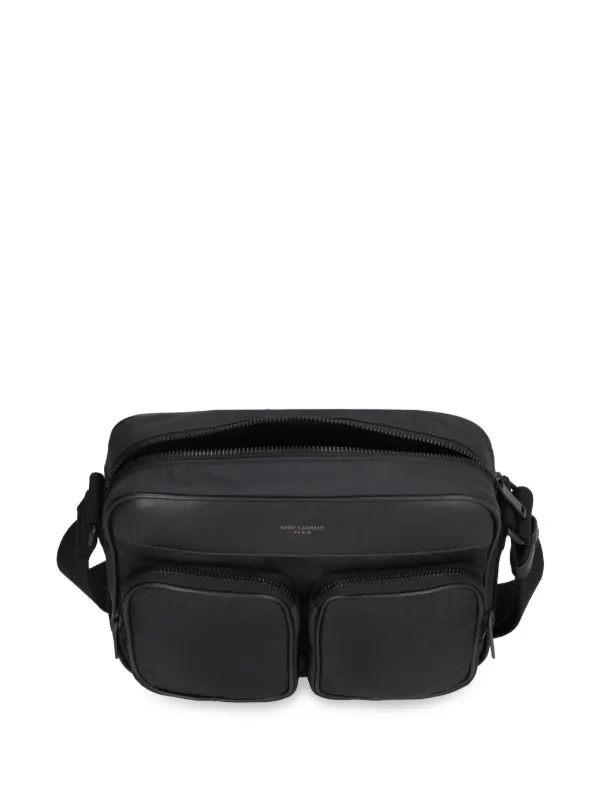 大人気 Yves saint Laurent レザー ショルダーバッグ 黒