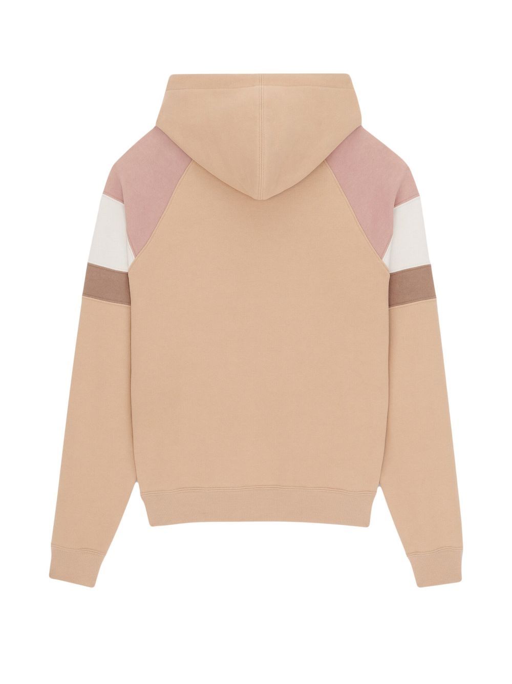 Saint Laurent Hoodie met geborduurd logo - Beige