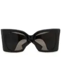Saint Laurent Eyewear square-frame tinted sunglasses - Black