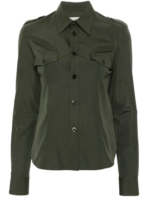 Saint Laurent Military button-up cotton shirt
