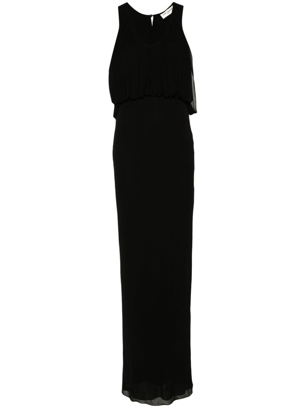 Saint Laurent Draped Maxi Dress - Farfetch