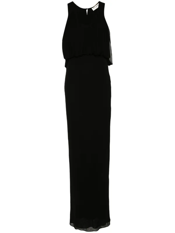 ワンピース Saint Laurent Draped long dress Saint Laurent Draped Long Dress | italist