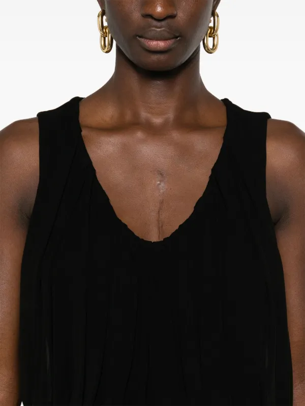 ワンピース Saint Laurent Draped long dress Saint Laurent Draped Long Dress | italist