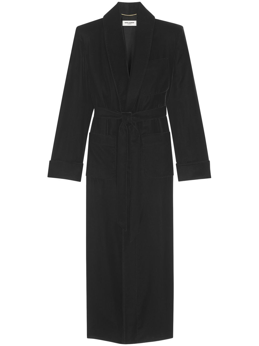 Saint Laurent belted-waist Robe - Farfetch