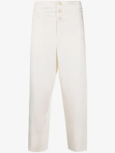 Saint Laurent buttoned slim trousers 