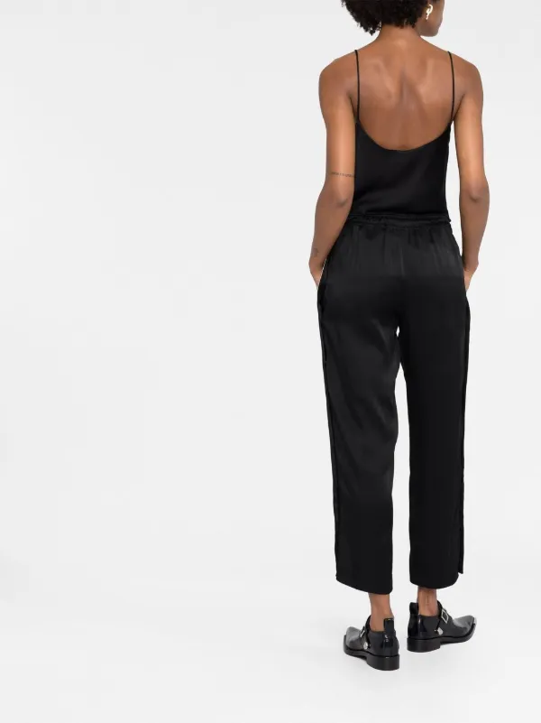 Saint Laurent クロップドパンツ | ブラック | FARFETCH JP