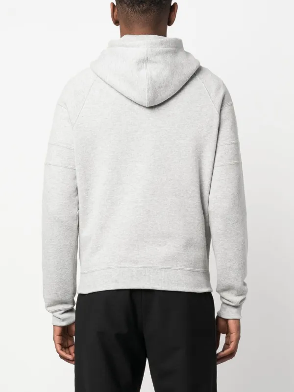 Saint Laurent ロゴ パーカー グレー Saint Laurent コットン ロゴパーカー グレー (Saint Laurent