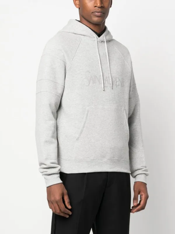 Saint Laurent ロゴ パーカー グレー Saint Laurent ロゴ パーカー | グレー | FARFETCH JP