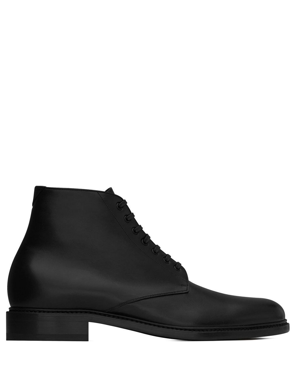 Saint Laurent Army Lace-up Ankle Boots In Schwarz | ModeSens