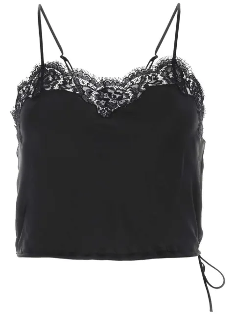 Saint Laurent lace-trim camisole top