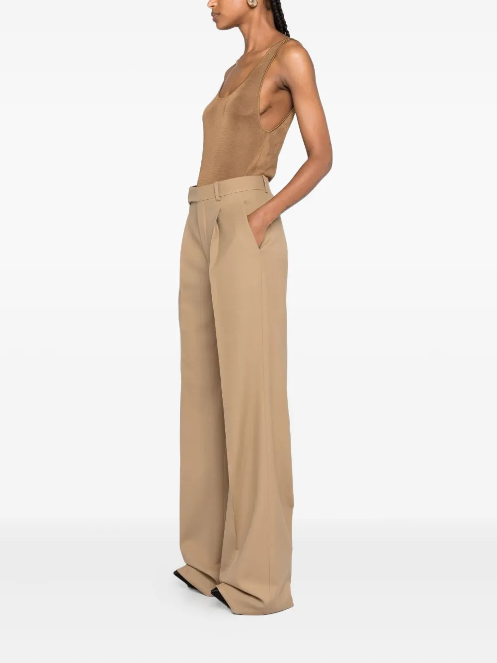 Saint Laurent high-waisted tailored trousers | Slacks | Image 2