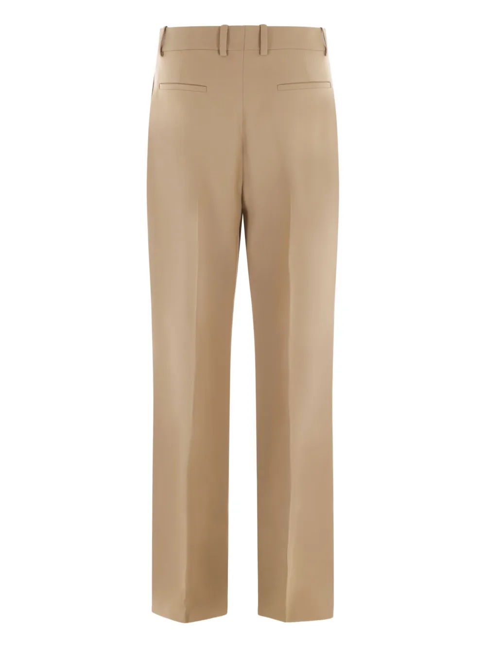 Saint Laurent ハイウエスト テーラードパンツ | ニュートラル