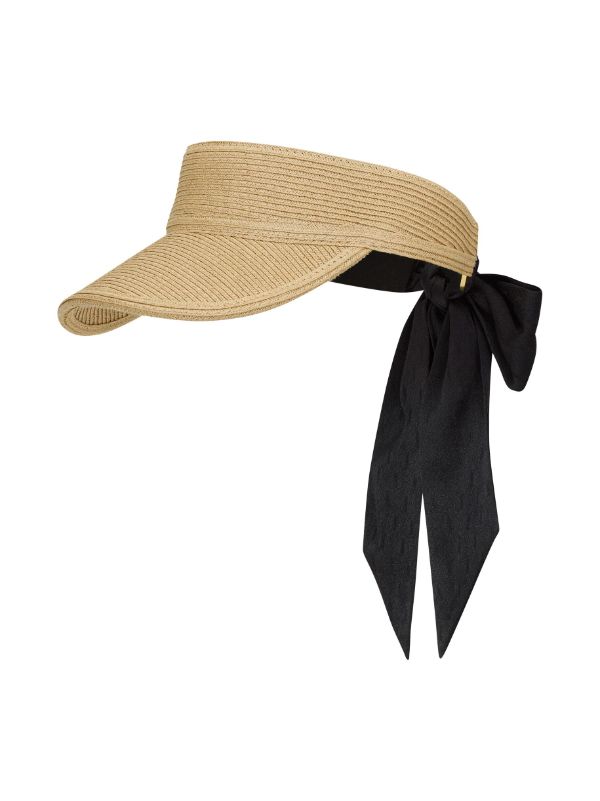 Sun Visor Hat with Louis Vuitton Ribbon