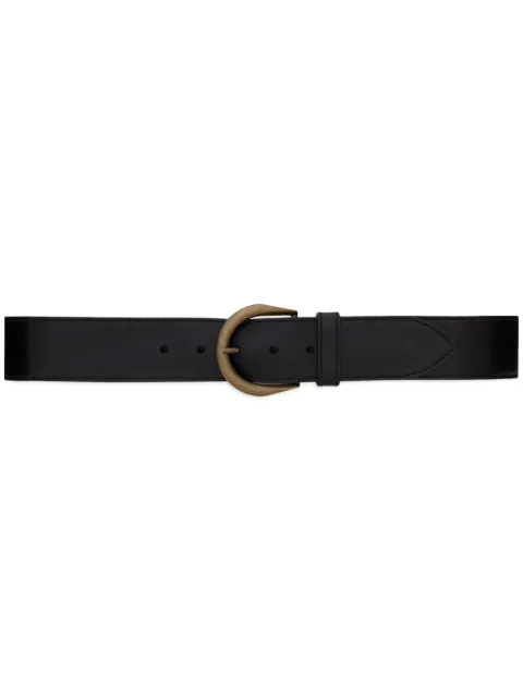 Saint Laurent ceinture en cuir à boucle