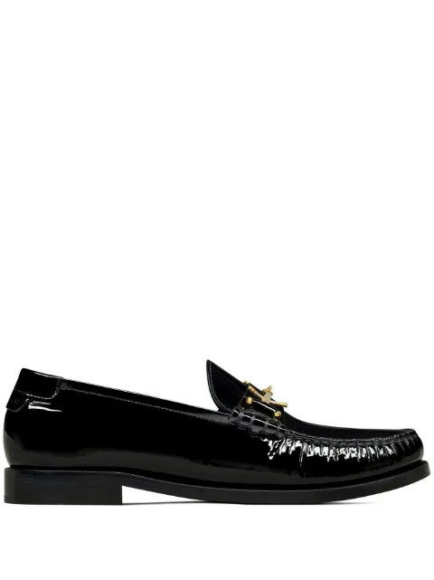 Saint Laurent Loafer aus Lackleder