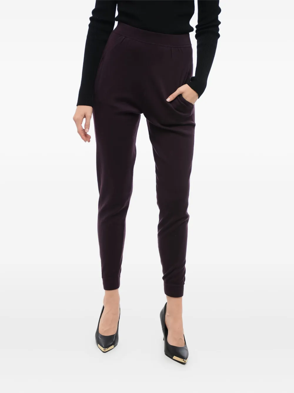 Saint Laurent joggers con pretina elástica | morado | Image 1