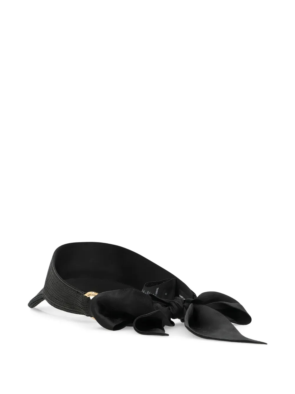 Saint Laurent Geweven zonneklep - Zwart