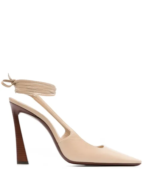 Saint Laurent Blade 105 slingback pumps