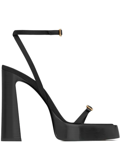 Saint Laurent Platz 105 Plateau-Sandalen