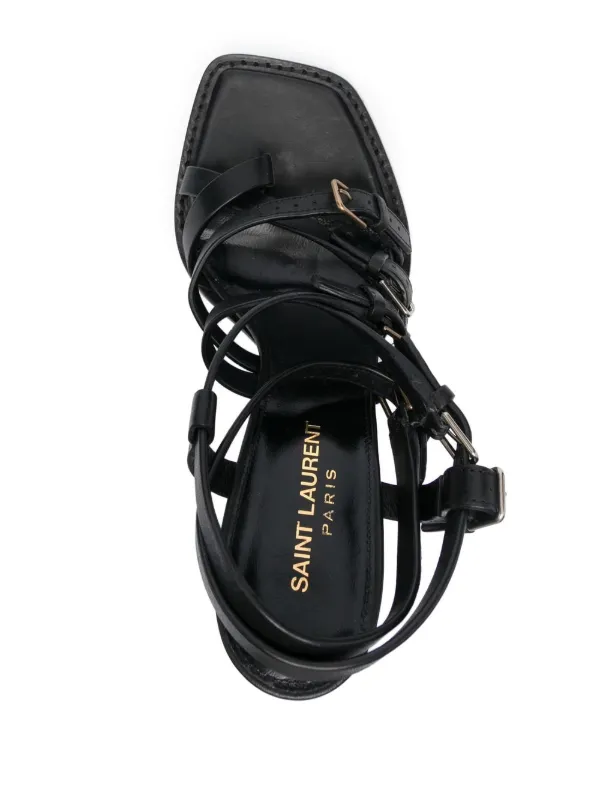 Saint laurent buckle store sandals