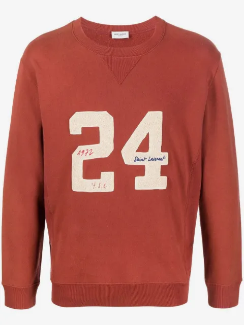 Saint Laurent Sweater met geborduurd logo