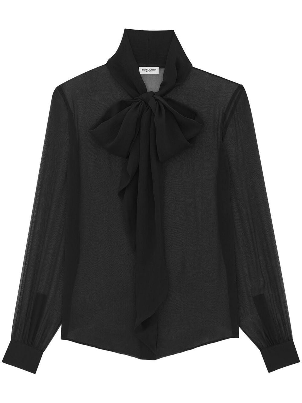 SAINT LAURENT PUSSY-BOW SHIRT