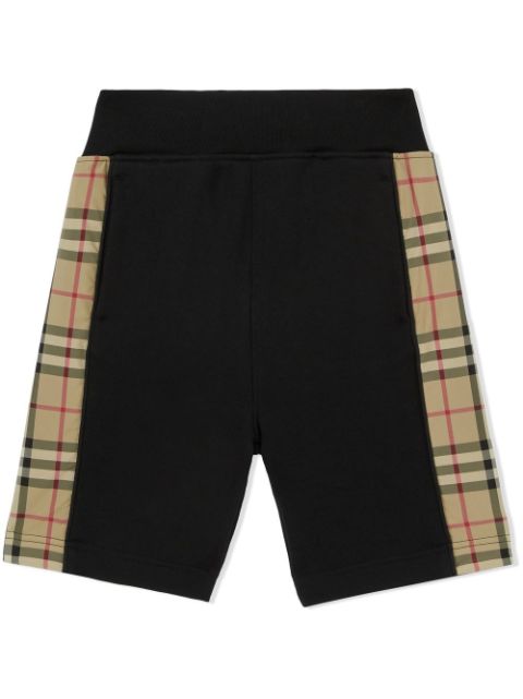 Burberry Kids Vintage Check panel shorts