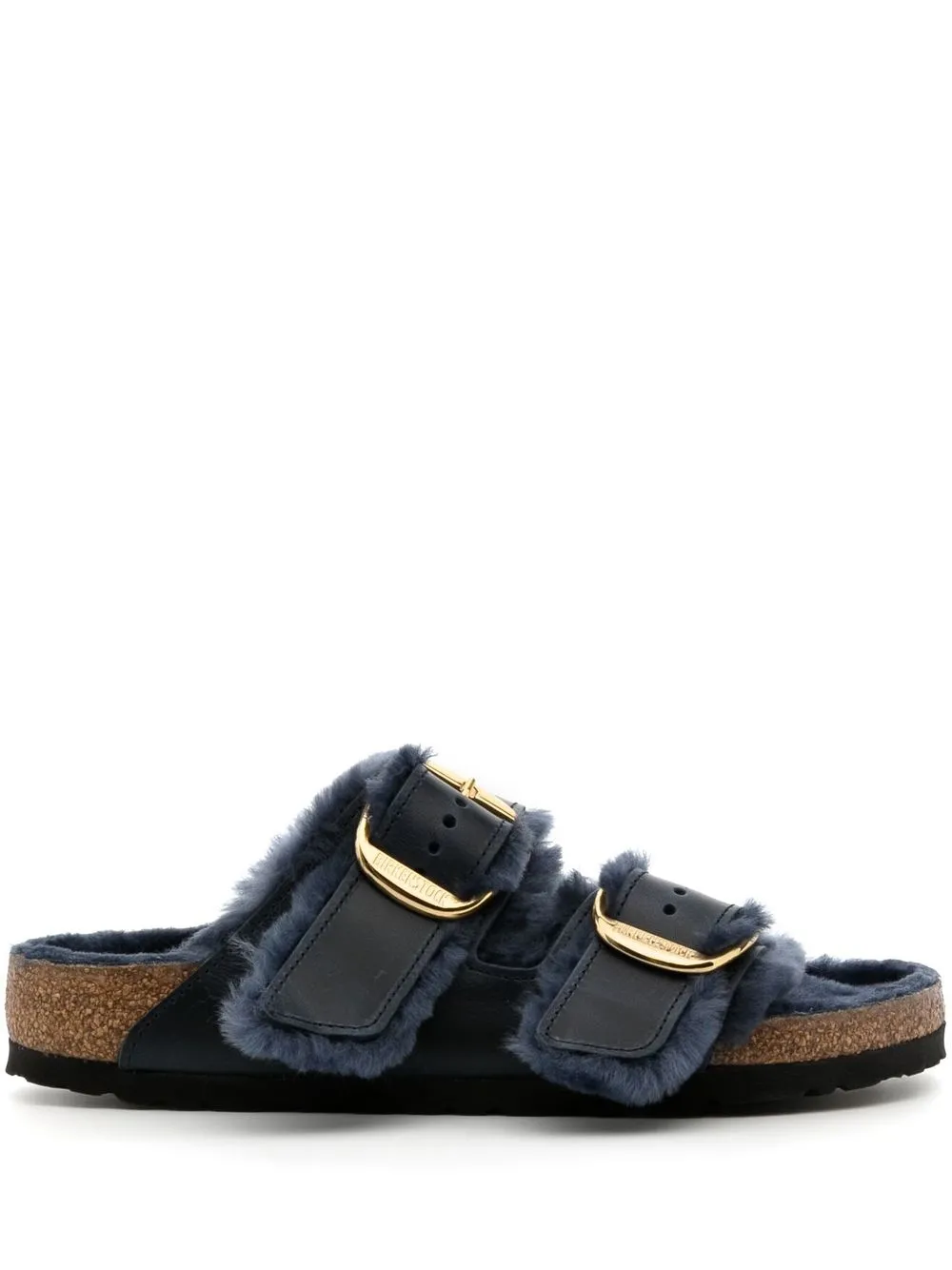 BIRKENSTOCK ARIZONA TWO-STRAP SHEARLING SANDALS