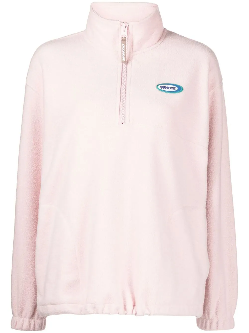 

CHOCOOLATE high neck half-zip jumper - Pink