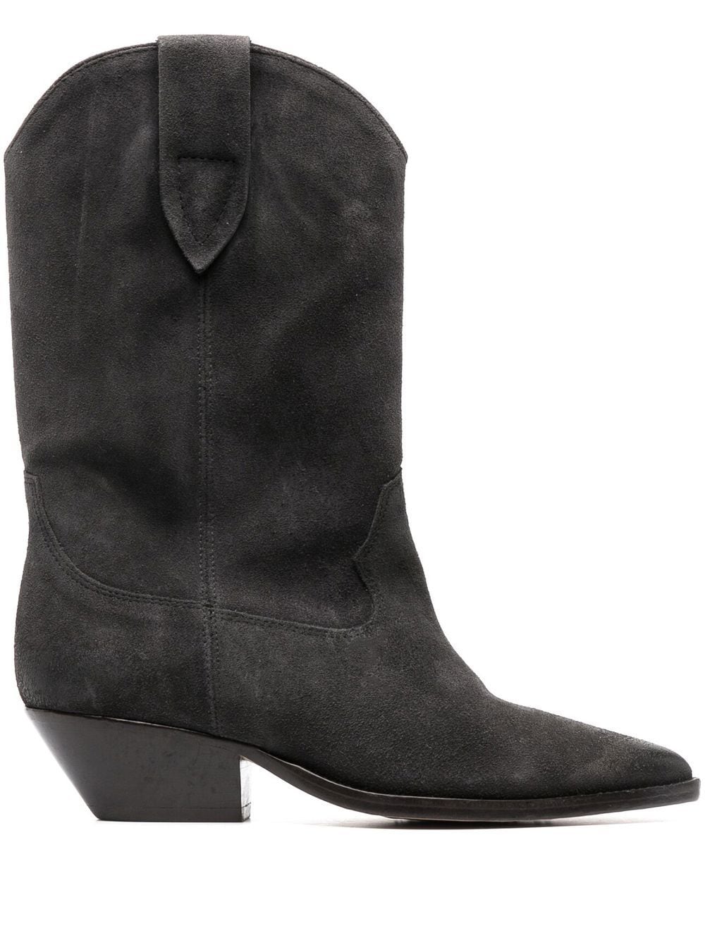 Isabel Marant Heeled 65mm Suede Boots In Grey